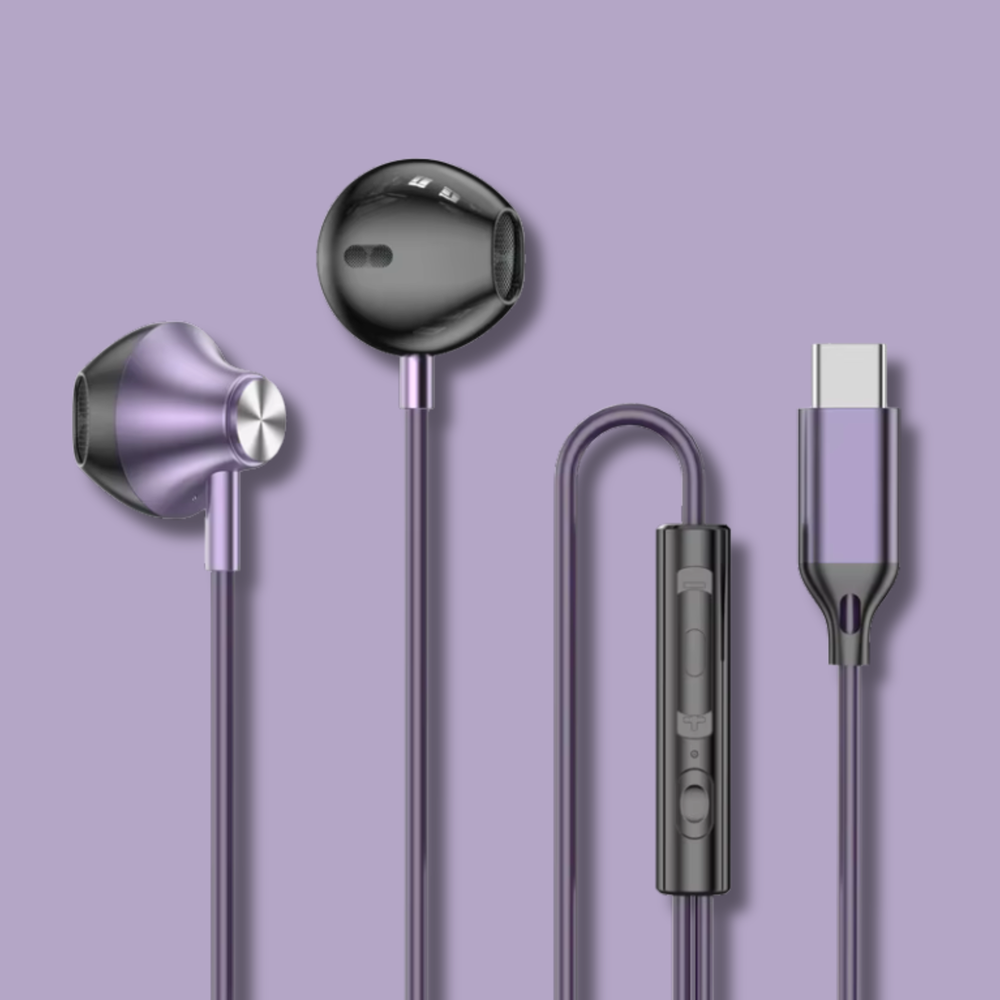 YRD™ V4 Earphones | USB-C & 3.5mm Aux