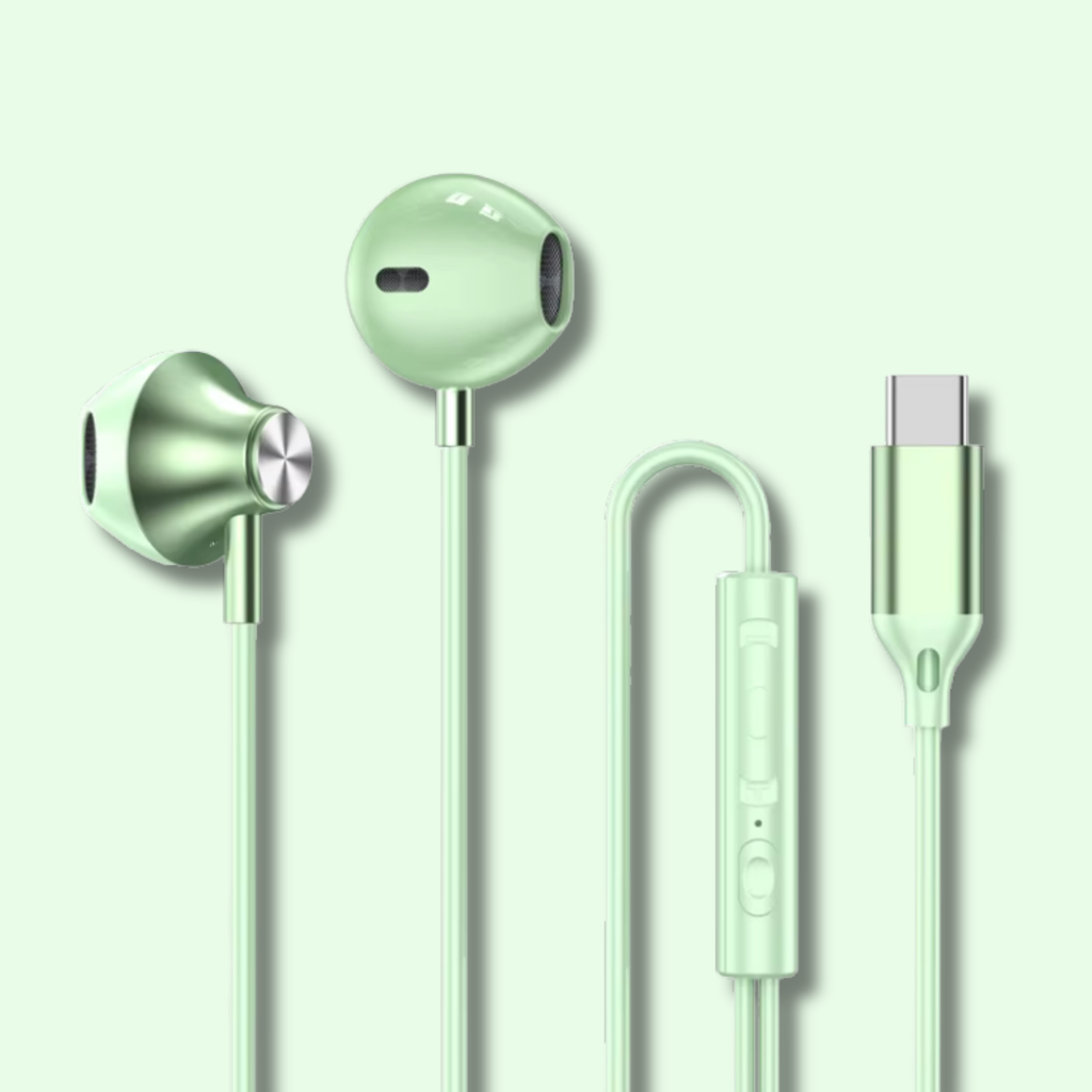 YRD™ V4 Earphones | USB-C & 3.5mm Aux
